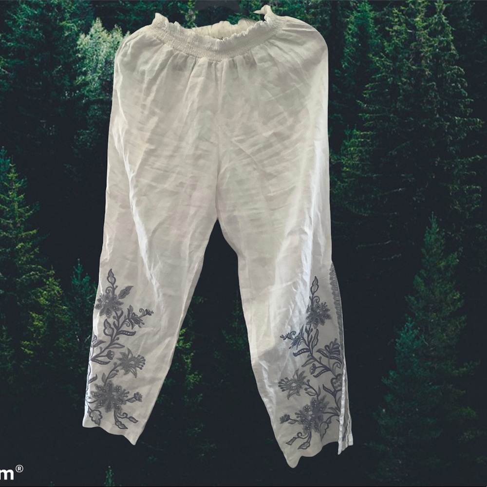 Johnny Was Maike Side Slit Palazzo